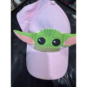 Star Wars Baby Yoda Pink Baseball Cap Adjustable Hat
